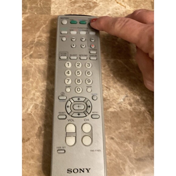 Sony RM-Y195 TV Remote CDPCX53 KV21FA310 KV27FS120l TESTED Works Original - Picture 2 of 7